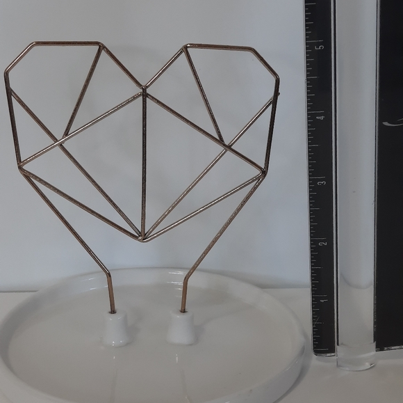 Pre-owned IMM copper heart shaped jewelry holder - Picture 4 of 6